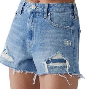 NWT PacSun High Rise Festival denim shorts